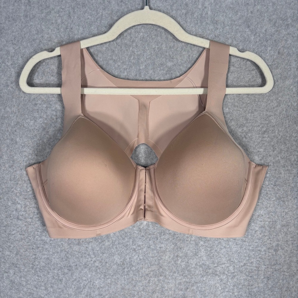 Bali Bra 42DD One Smooth U Posture Boost EverSmooth Back Front Closure DF3450
